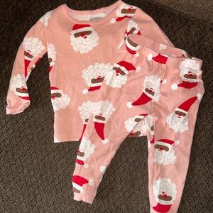 Carters Santa Pajamas 12m